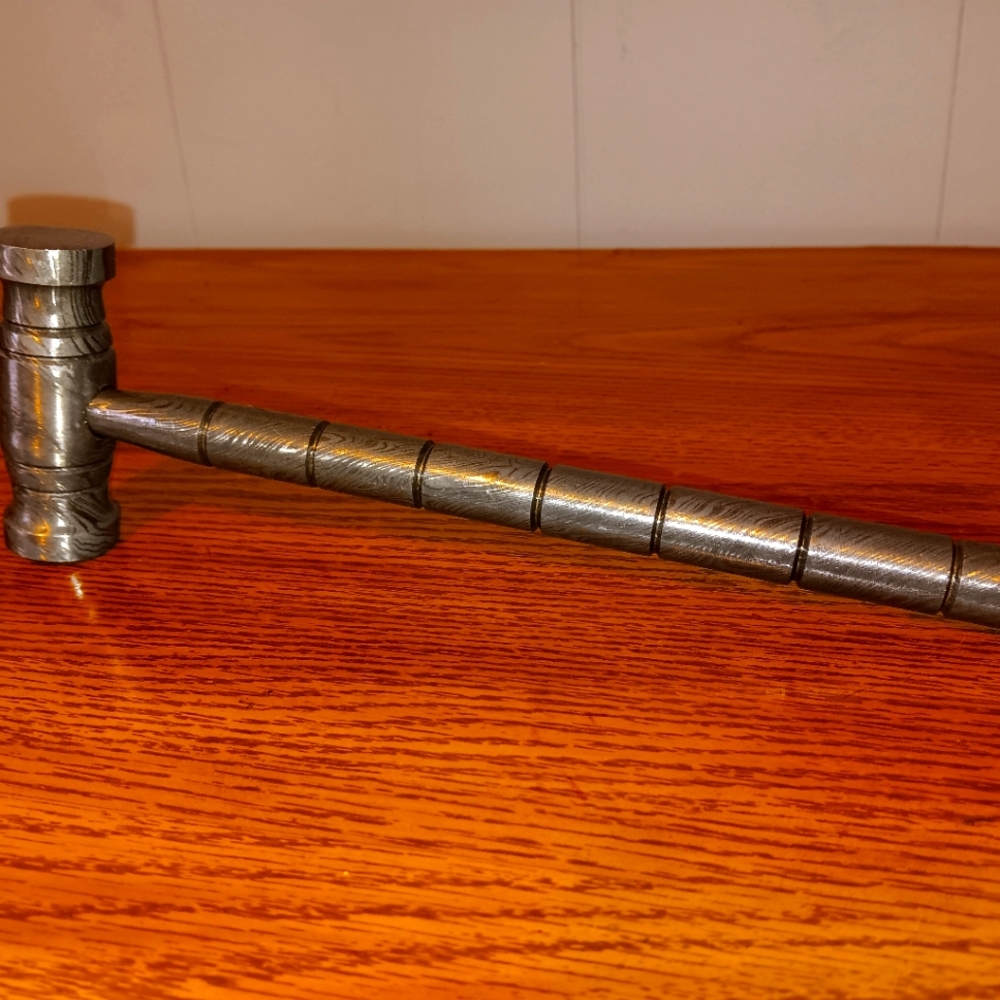 DAMASCUS HAMMER! GORGEOUS!